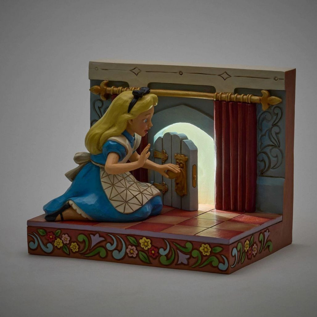 Jim Shore - Disney Traditions - Alice in Wonderland LED Door Figurine