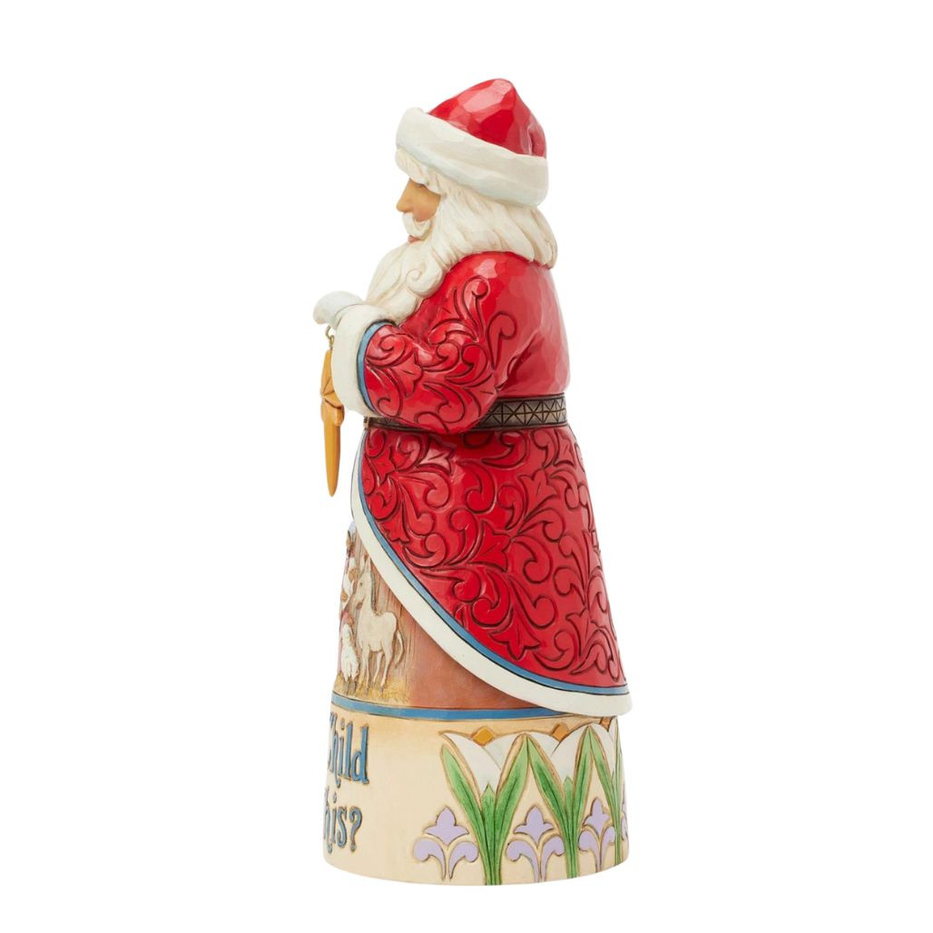 Jim Shore - Heartwood Creek - Santa What Child Is This Figurine