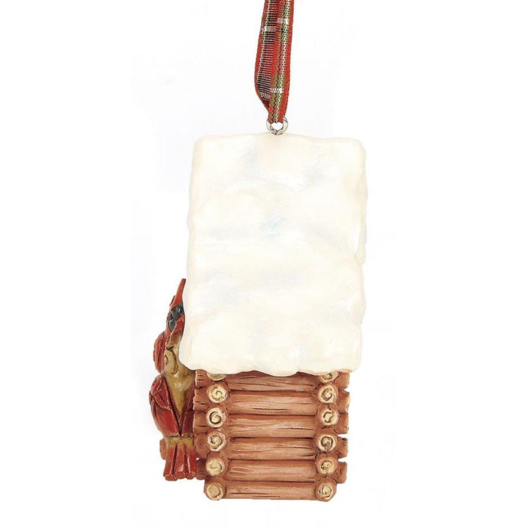 Jim Shore - Heartwood Creek - Christmas at Lodge Log Cabin Ornament