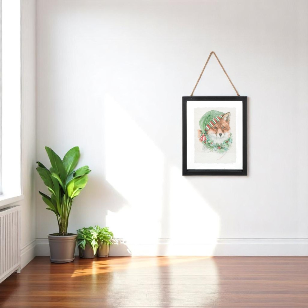 Winter Woodland Fox in Frame