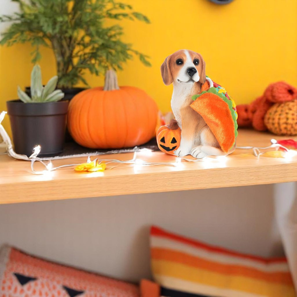 Taco Beagle Halloween Figurine