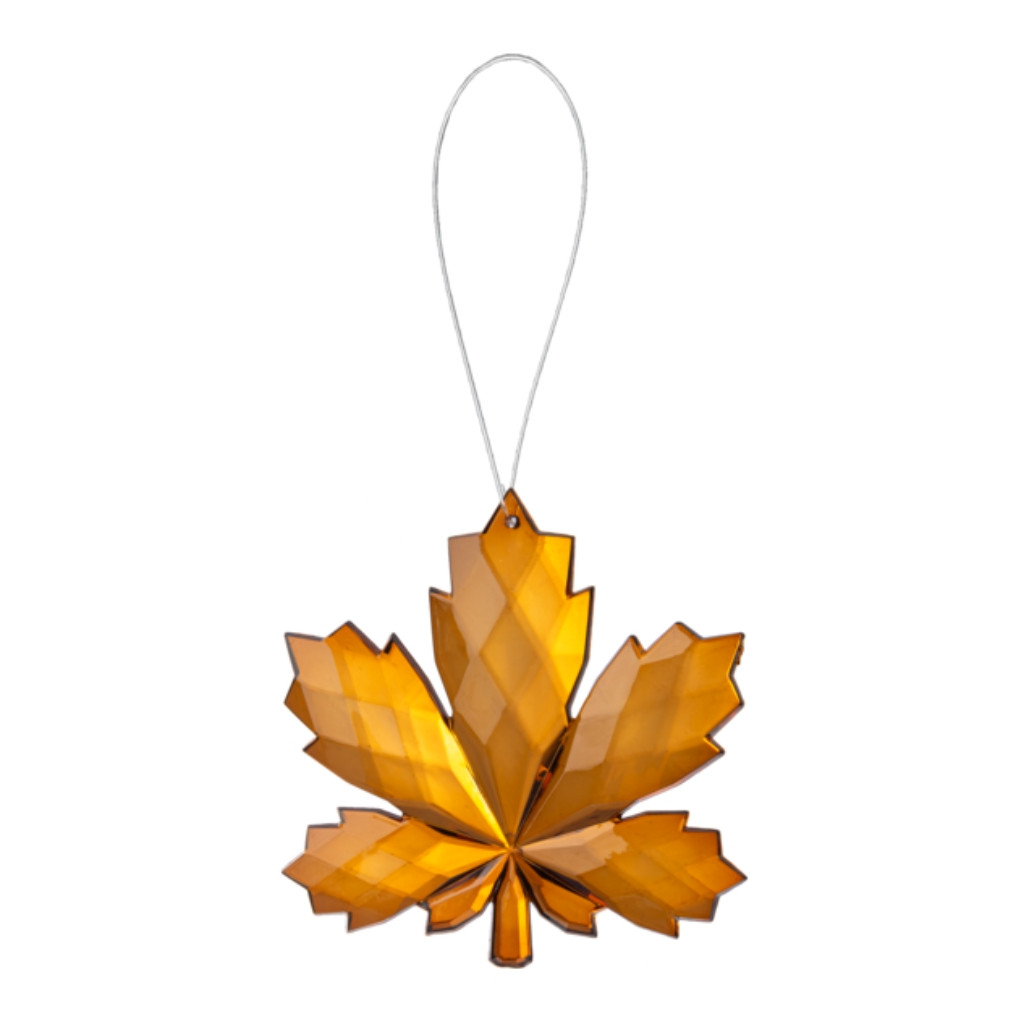 Wonderfall Brown Leaf Autumn Ornament