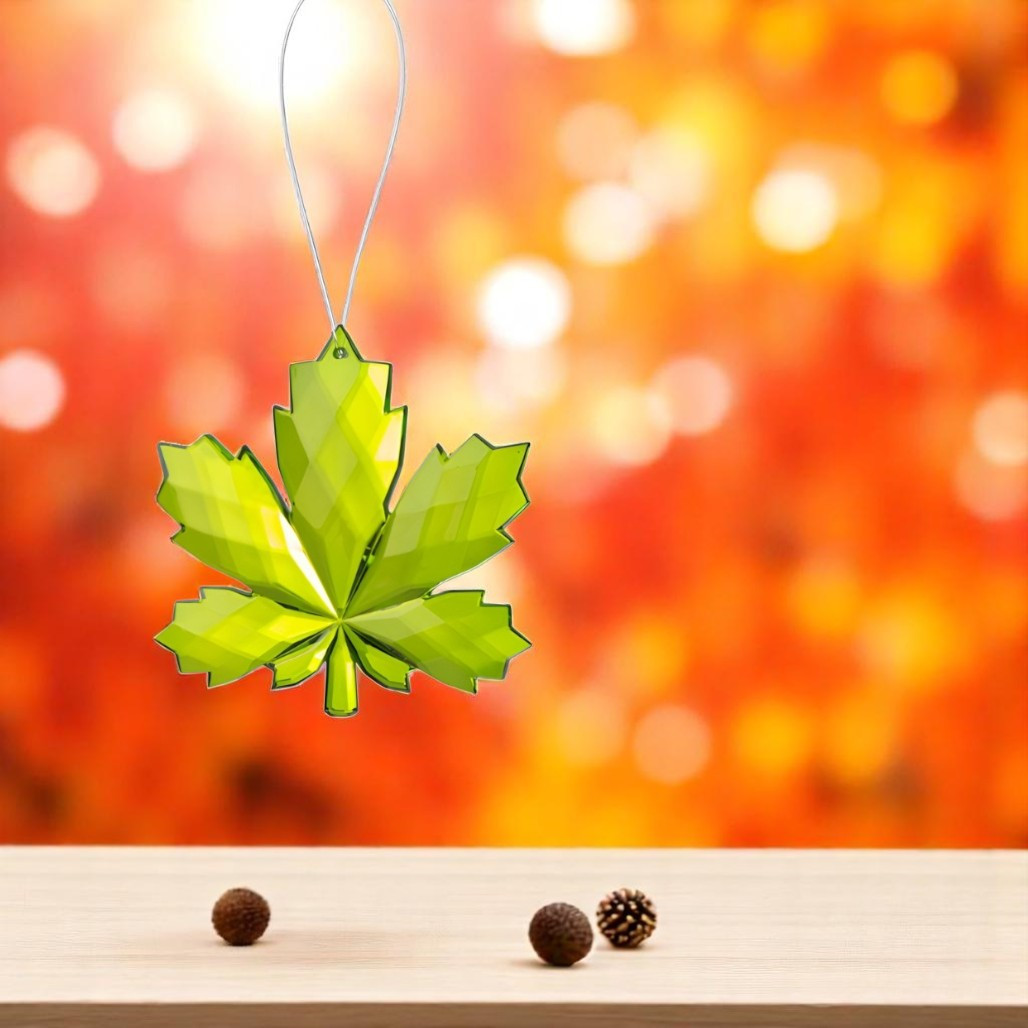 Wonderfall Green Leaf Autumn Ornament