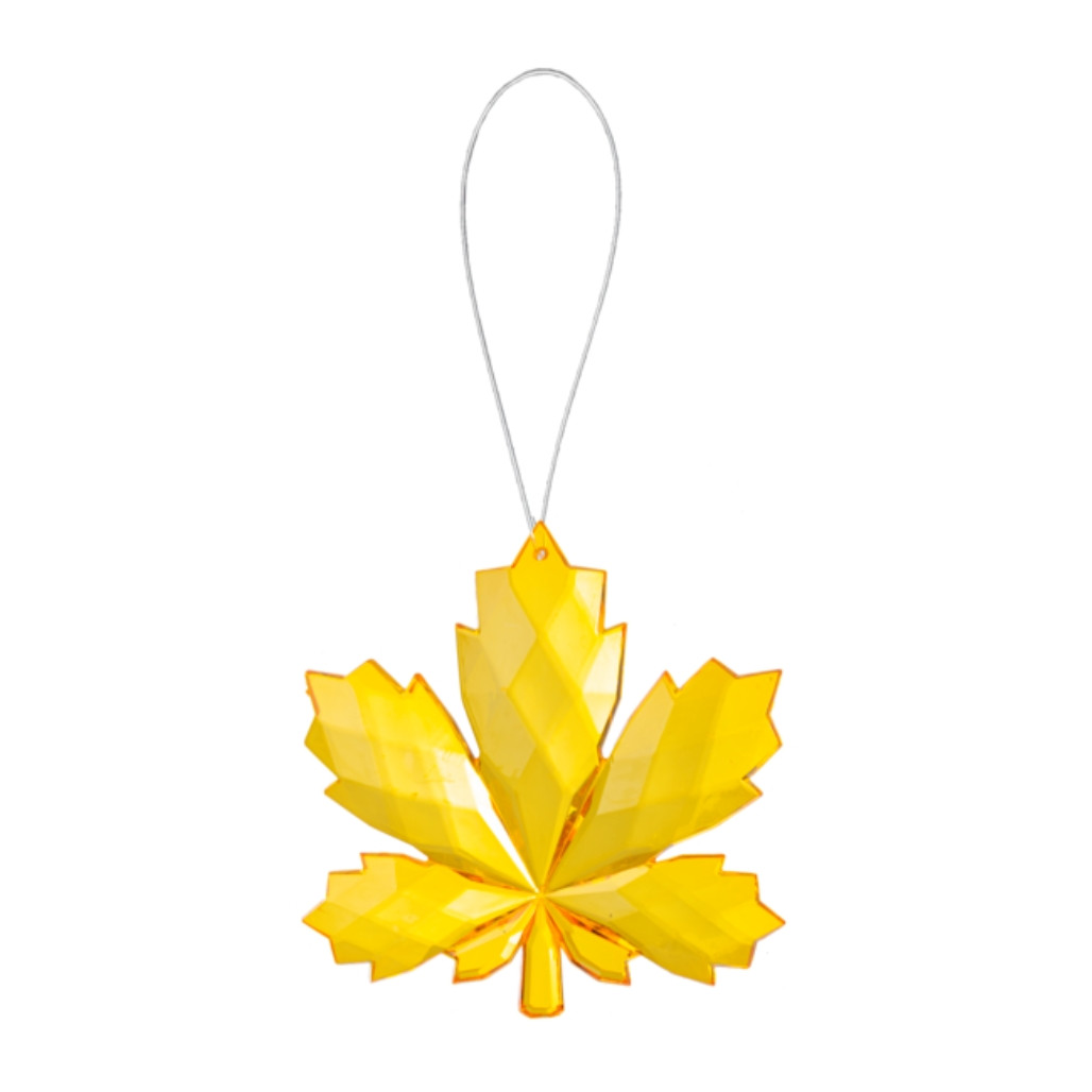 Wonderfall Yellow Leaf Autumn Ornament
