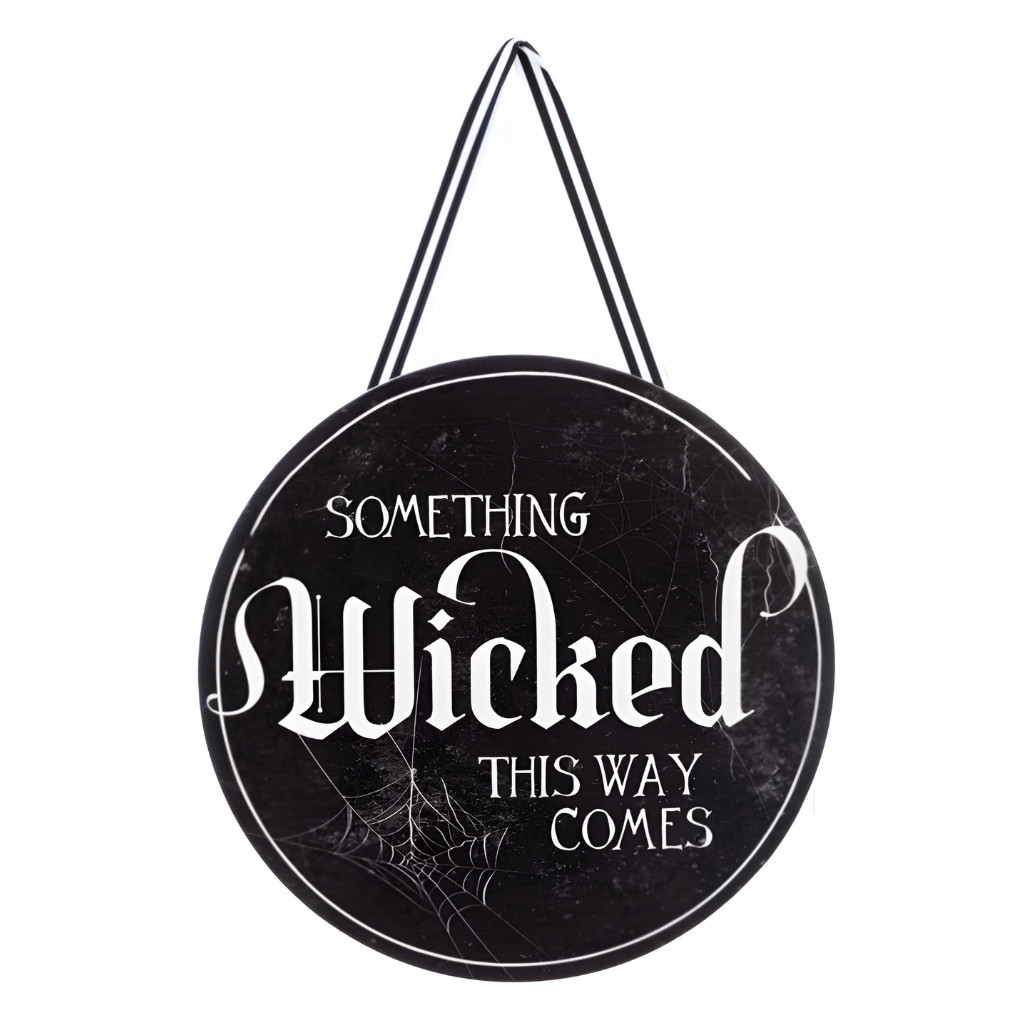 Halloween Wicked Wall Sign