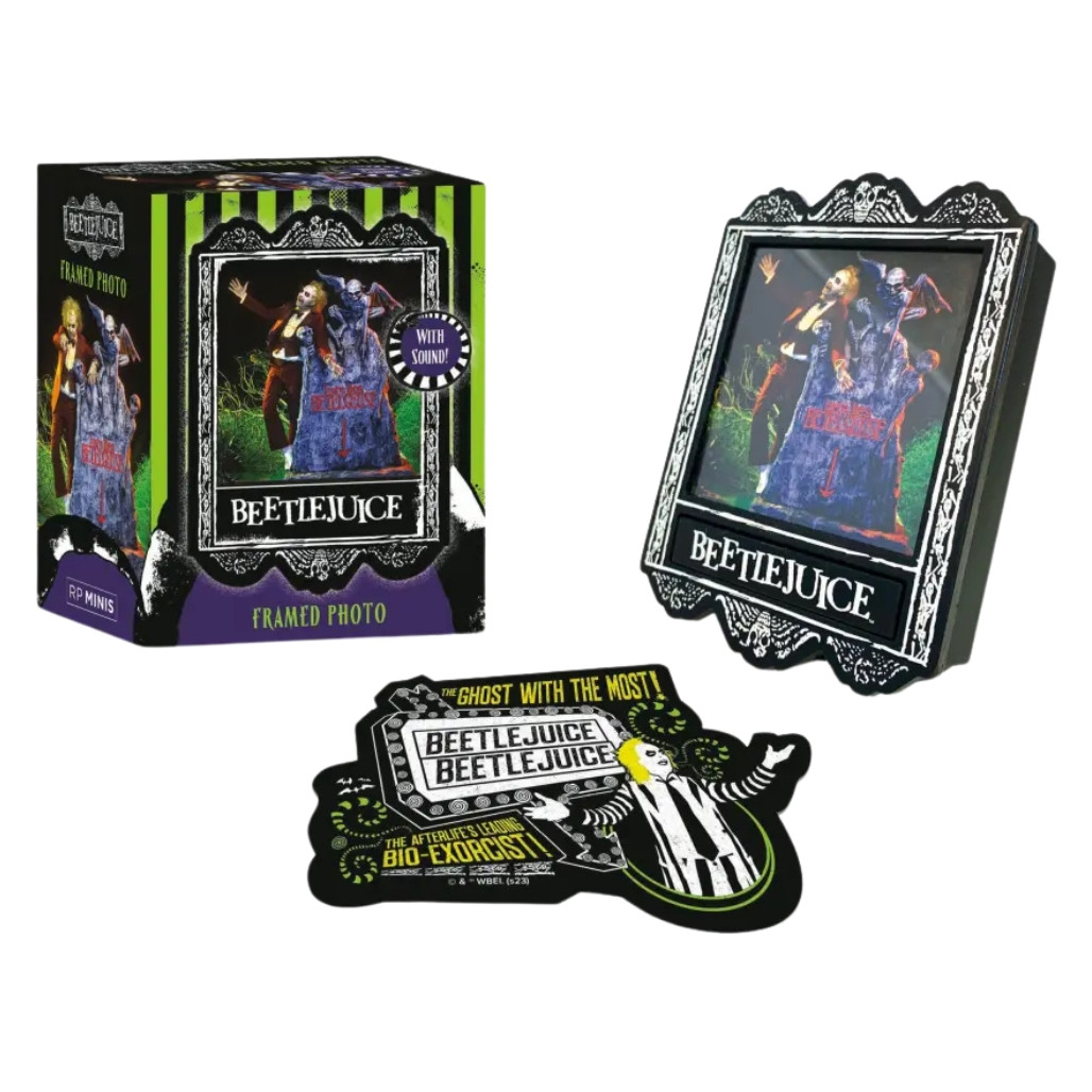 Beetlejuice Talking Framed Photo