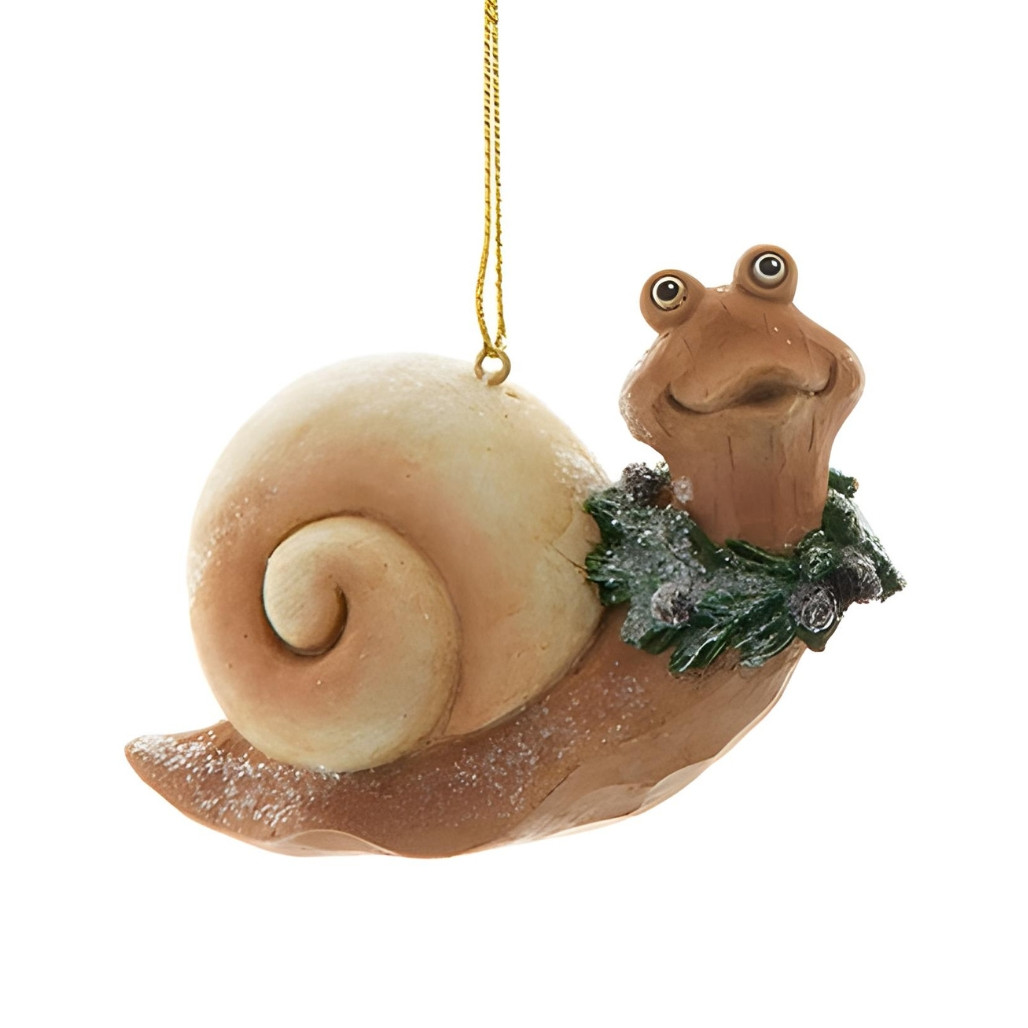 Nature Snail with Light Shell Ornament