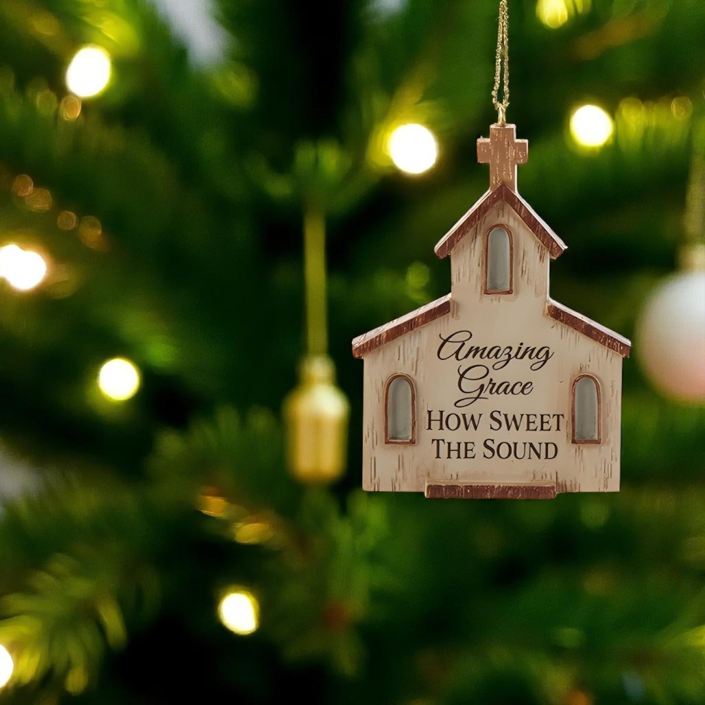 Amazing Grace Church Ornament