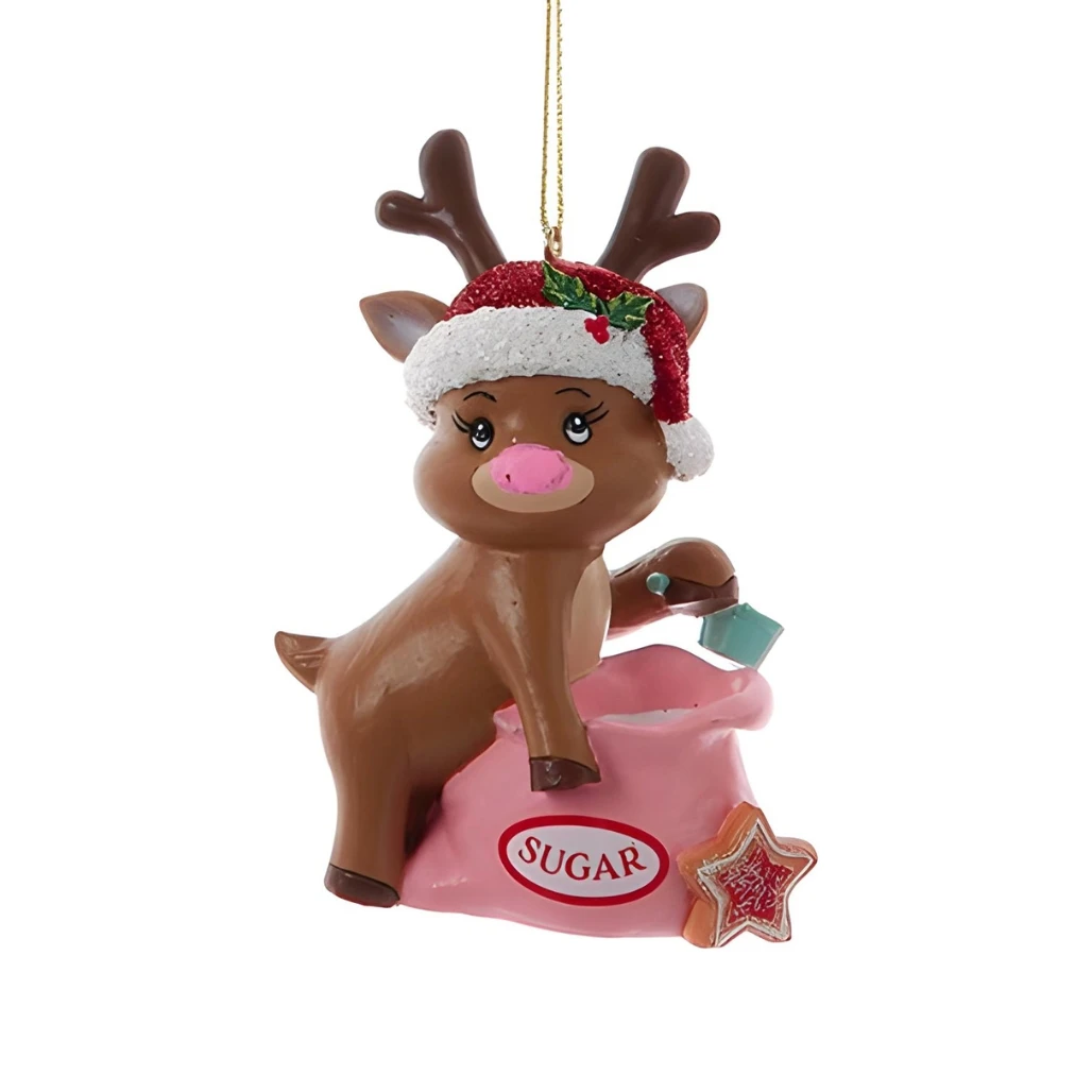 Sugar Reindeer Baker Ornament