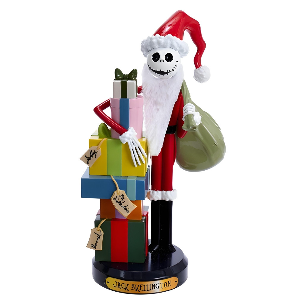 Disney Jack Skellington 10 Inch Nutcracker with Presents