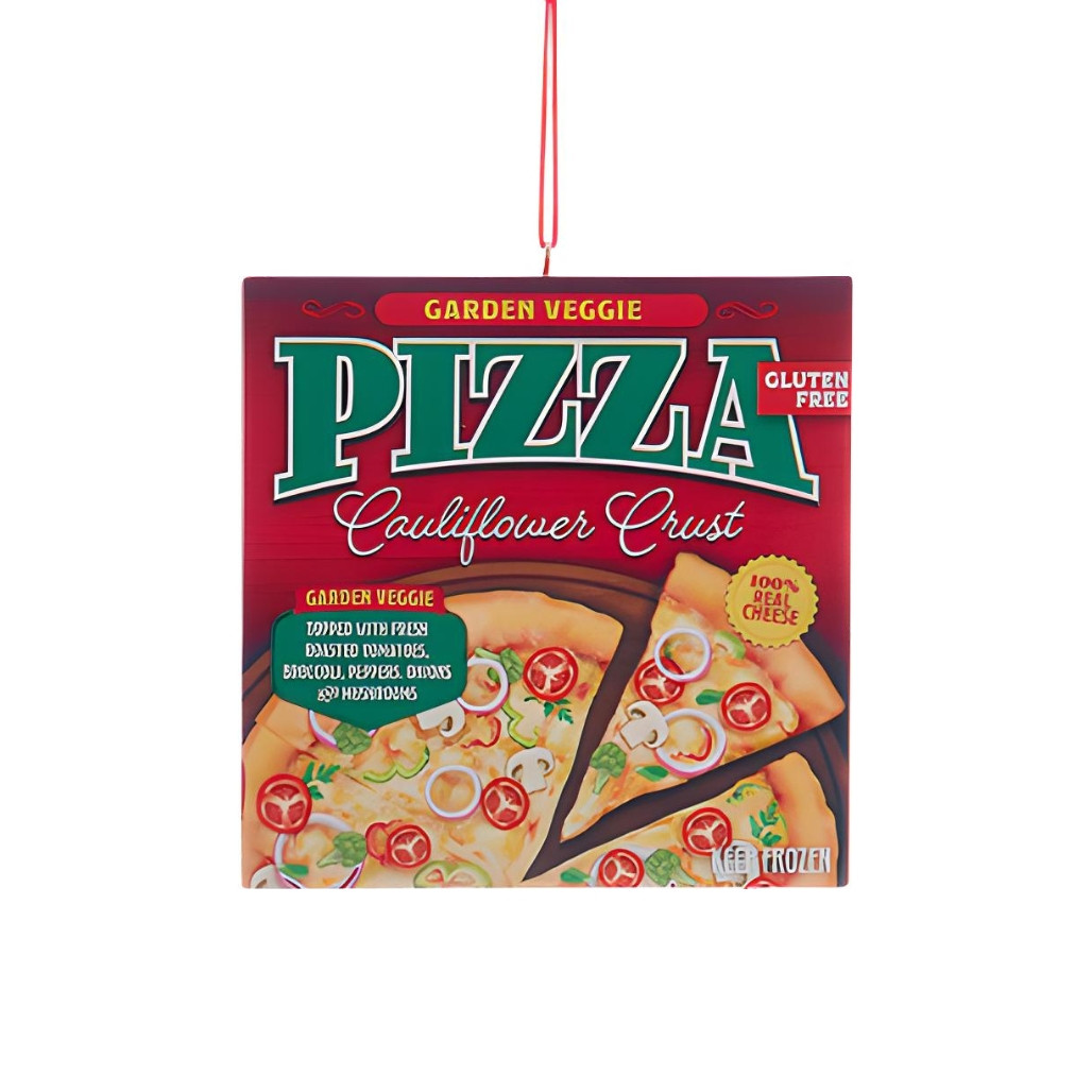 Frozen Cauliflower Crust Pizza Ornament