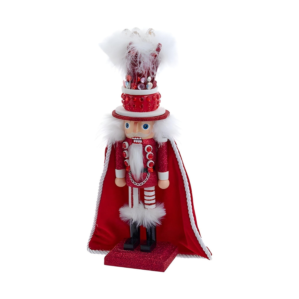 アメリカUSAマークロバーツトレイ巡礼者エルフクリスマス高級人形フィギュア Red King Hollywood Nutcracker