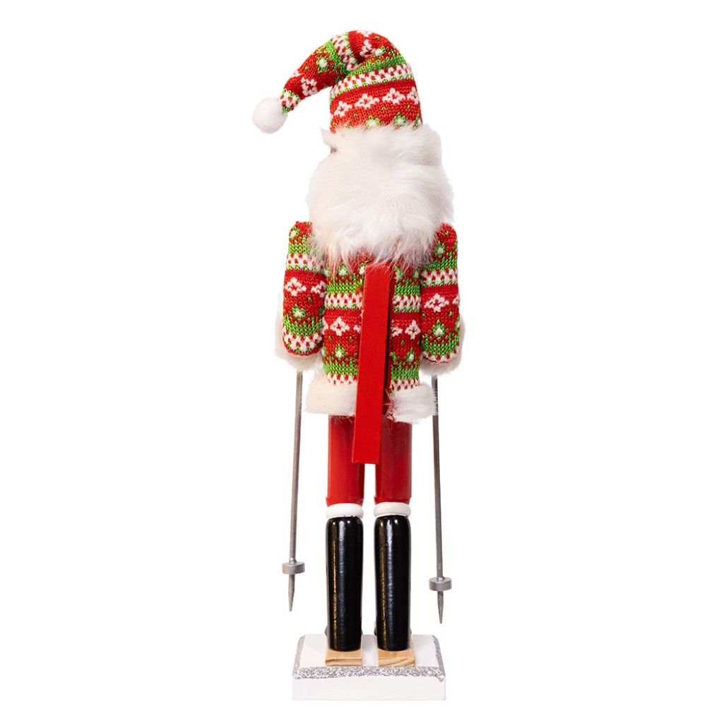 Ski Santa Nutcracker
