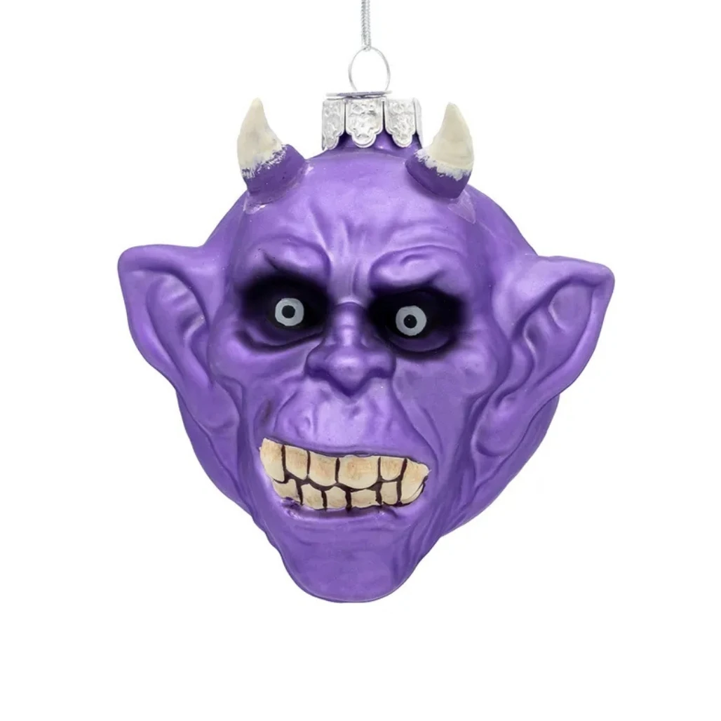 Gorenaments Bill Purple Devil Ornament