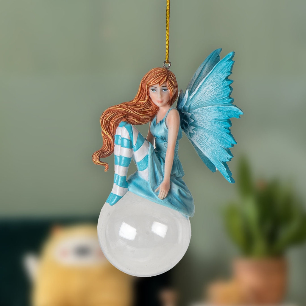 Delphine Bubble Rider Fairy Ornament