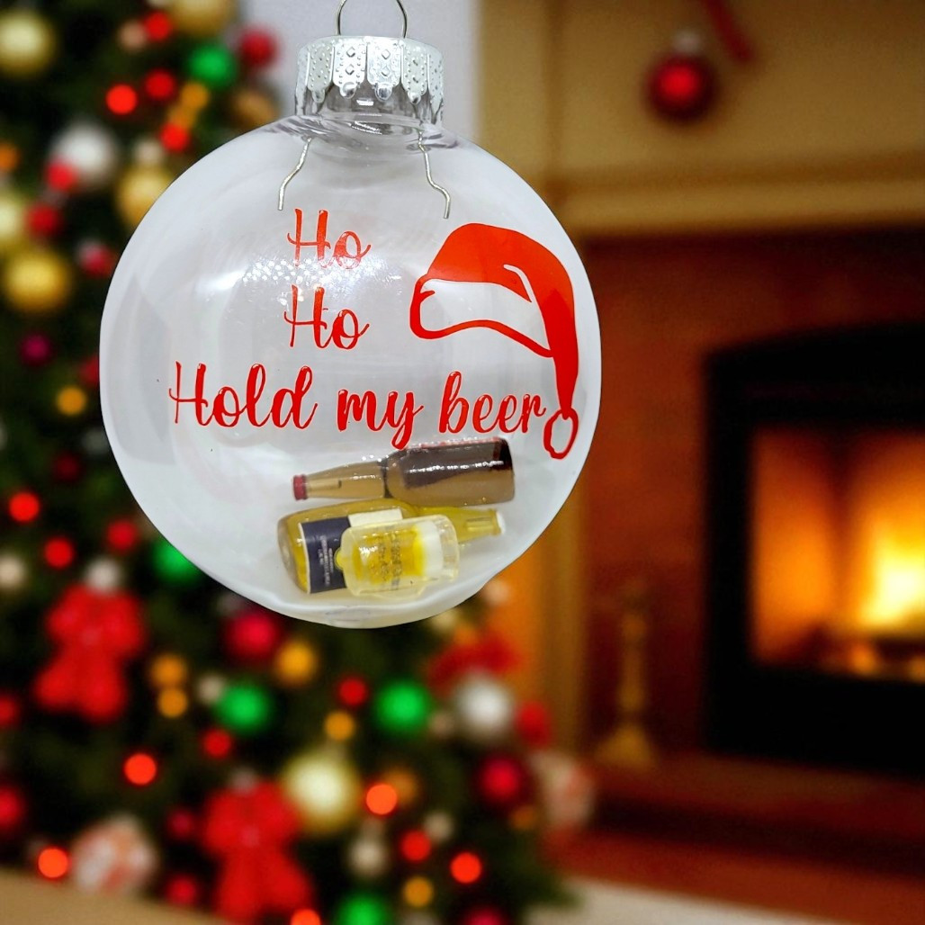 Ho Ho Hold My Beer Ornament