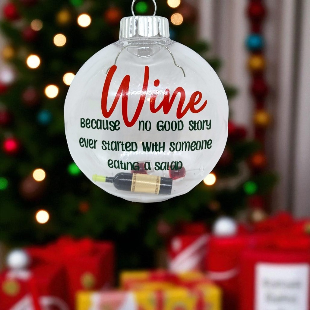 Wine Salad Ornament
