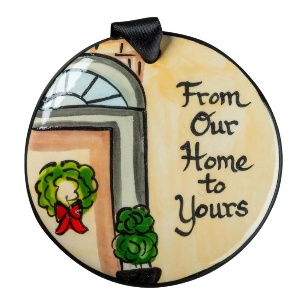 Nola Watkins From Our Home to Yours Hand Painted Ornament