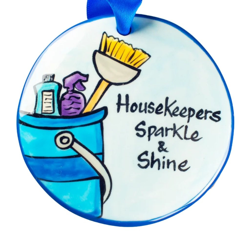 Nola Watkins Housekeeper Hand Painted Ornament