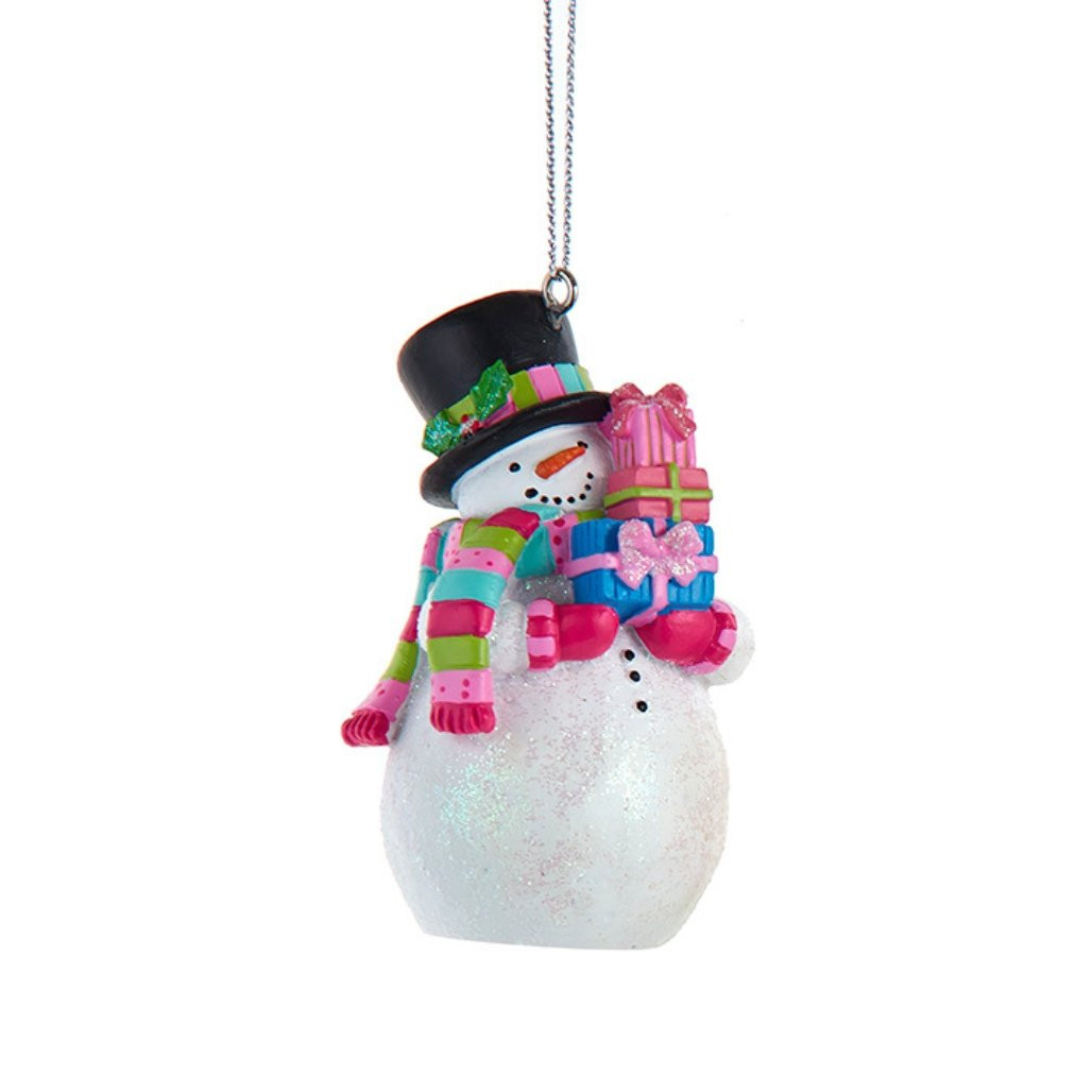 Colorful Snowman Ornament