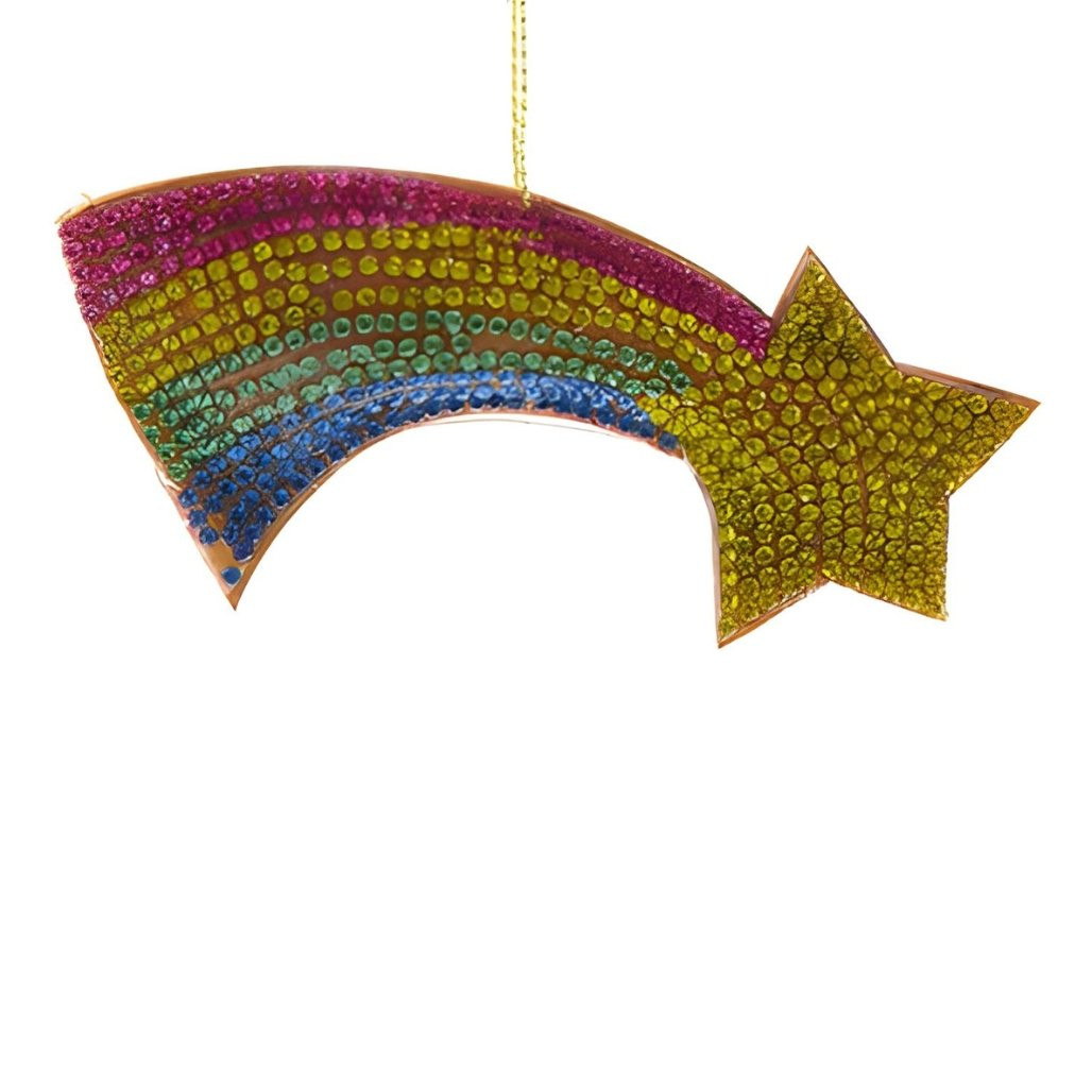 Bedazzled Shooting Star Ornament