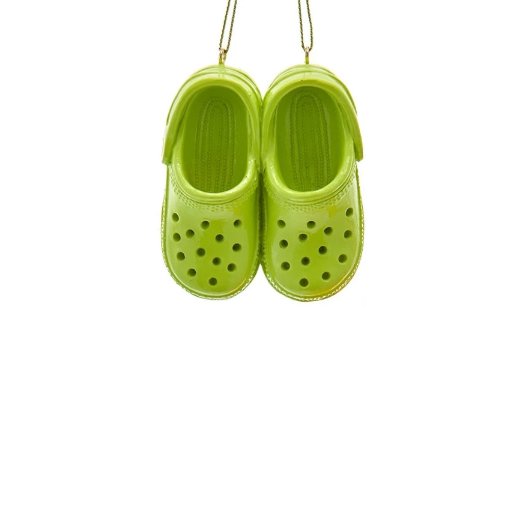 Green Clogs Ornament