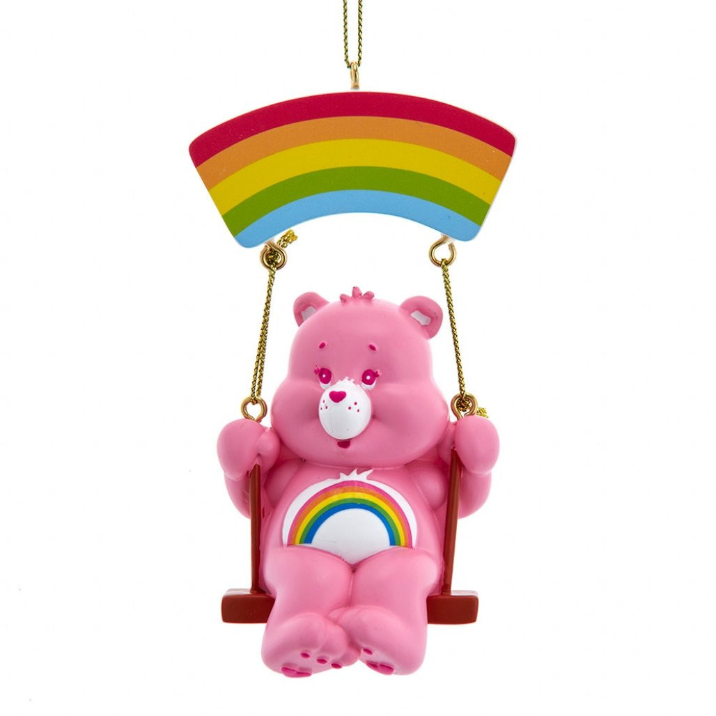 Care Bears Cheer Bear on Swing Ornament