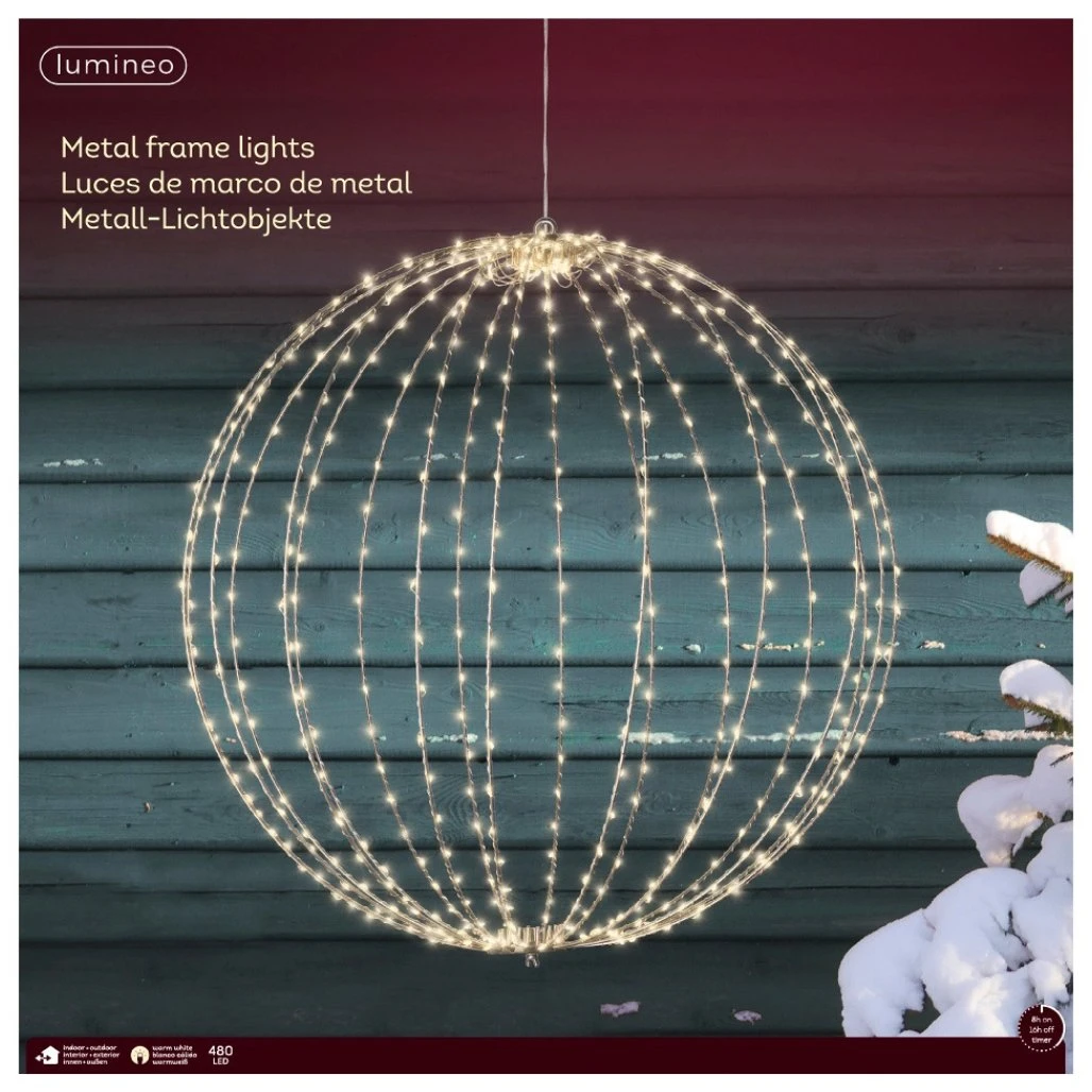 Lumineo 480 LED Metal Frame Light Ball