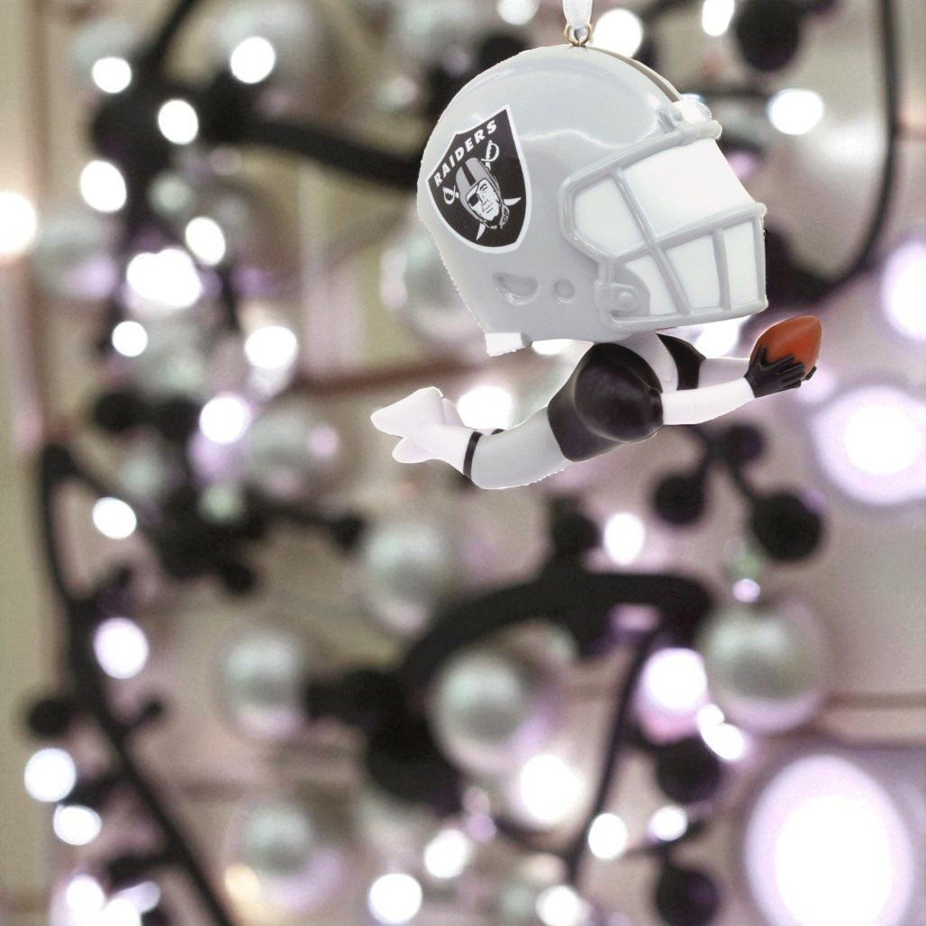 Hallmark NFL Raiders Bouncing Buddy Ornament