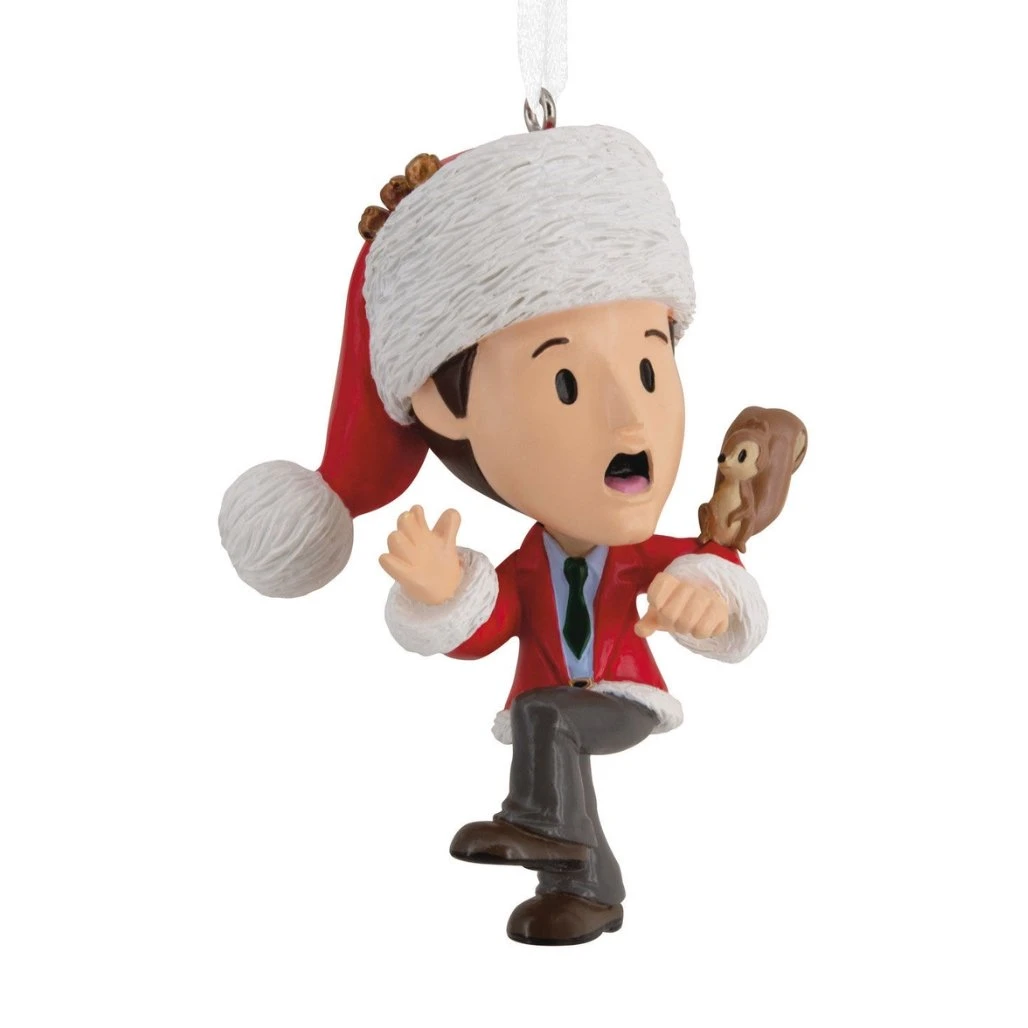 Hallmark Stylized Clark Griswold With Squirrel Ornament