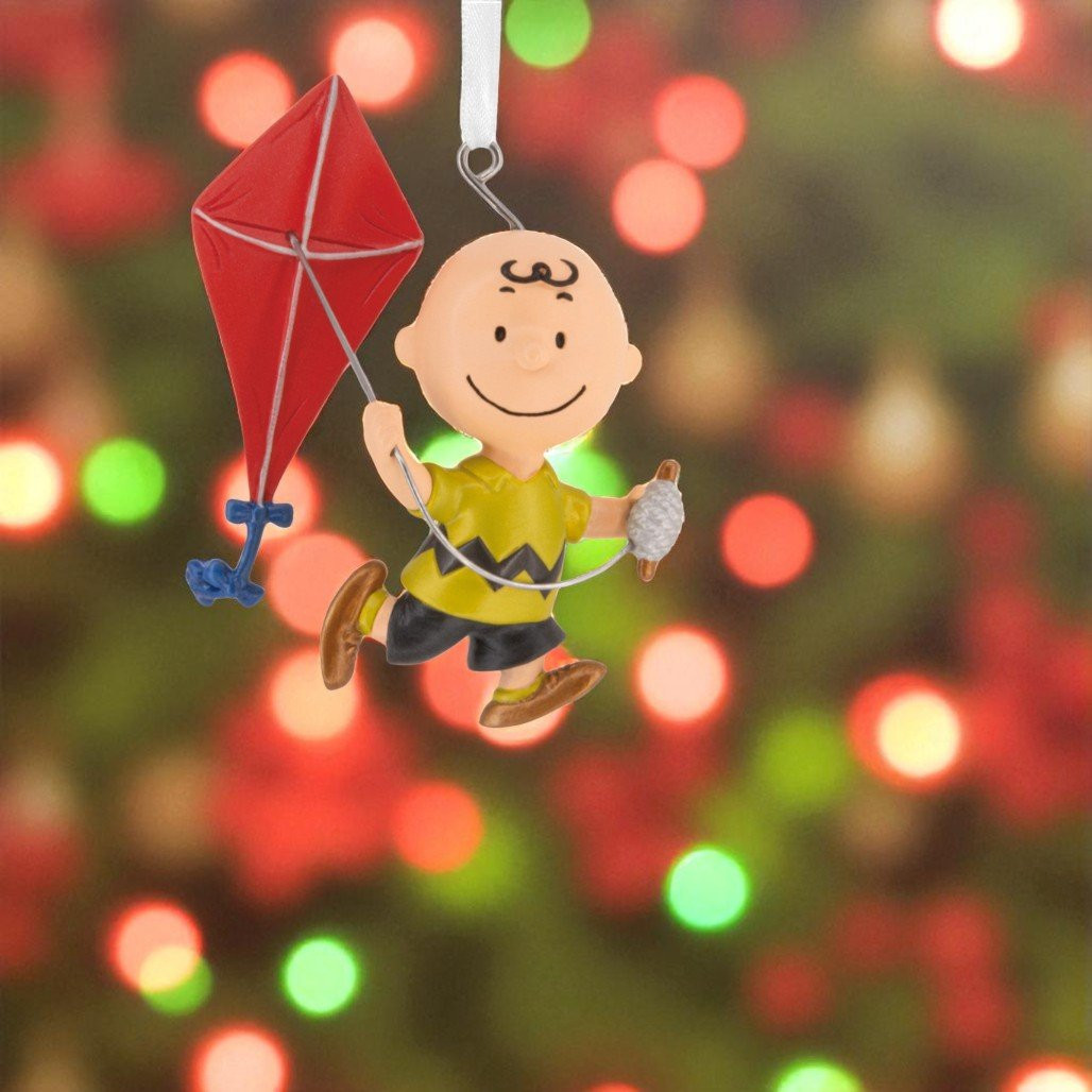 Hallmark Peanuts Charlie Brown With Kite Ornament