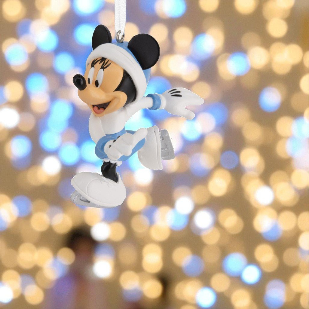 Hallmark Disney Minnie Mouse Ice Skating Ornament