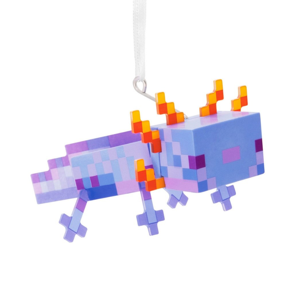 Hallmark Minecraft Blue Axolotl Ornament