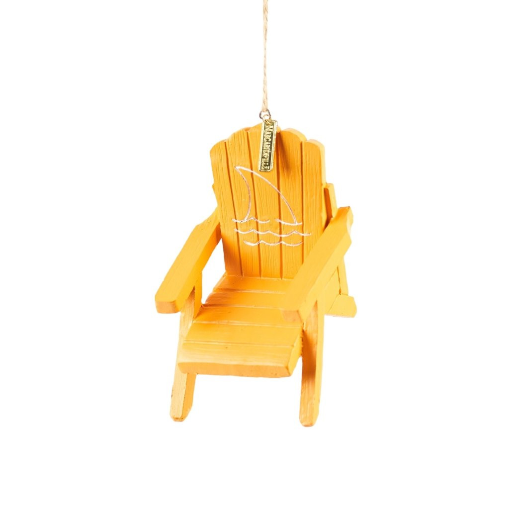 Margaritaville Orange Adirondack Chair Ornament