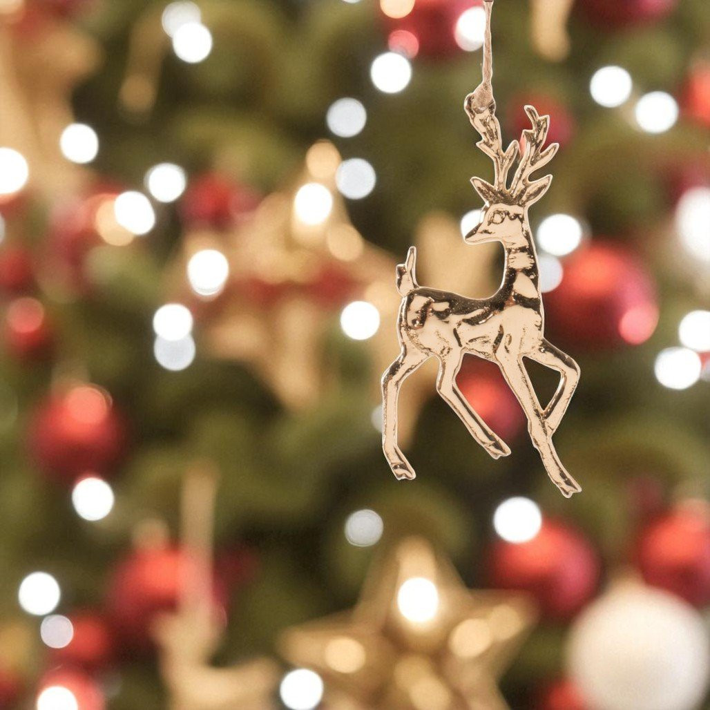 Aluminum Deer Ornament