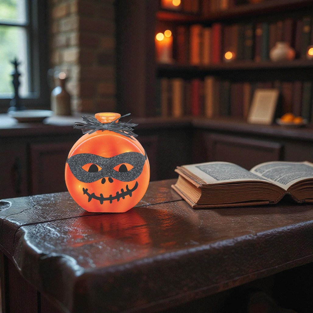Stony Creek Masquerade Jack-O-Lantern Glass Lamp