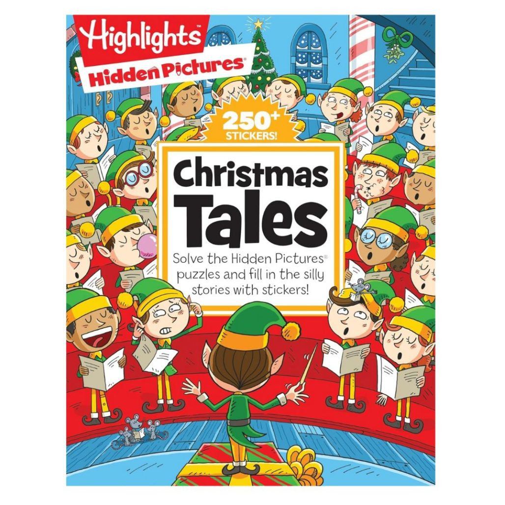 Christmas Tales | Highlights Puzzle & Sticker Activity Book | 8 x 10.5 Inch