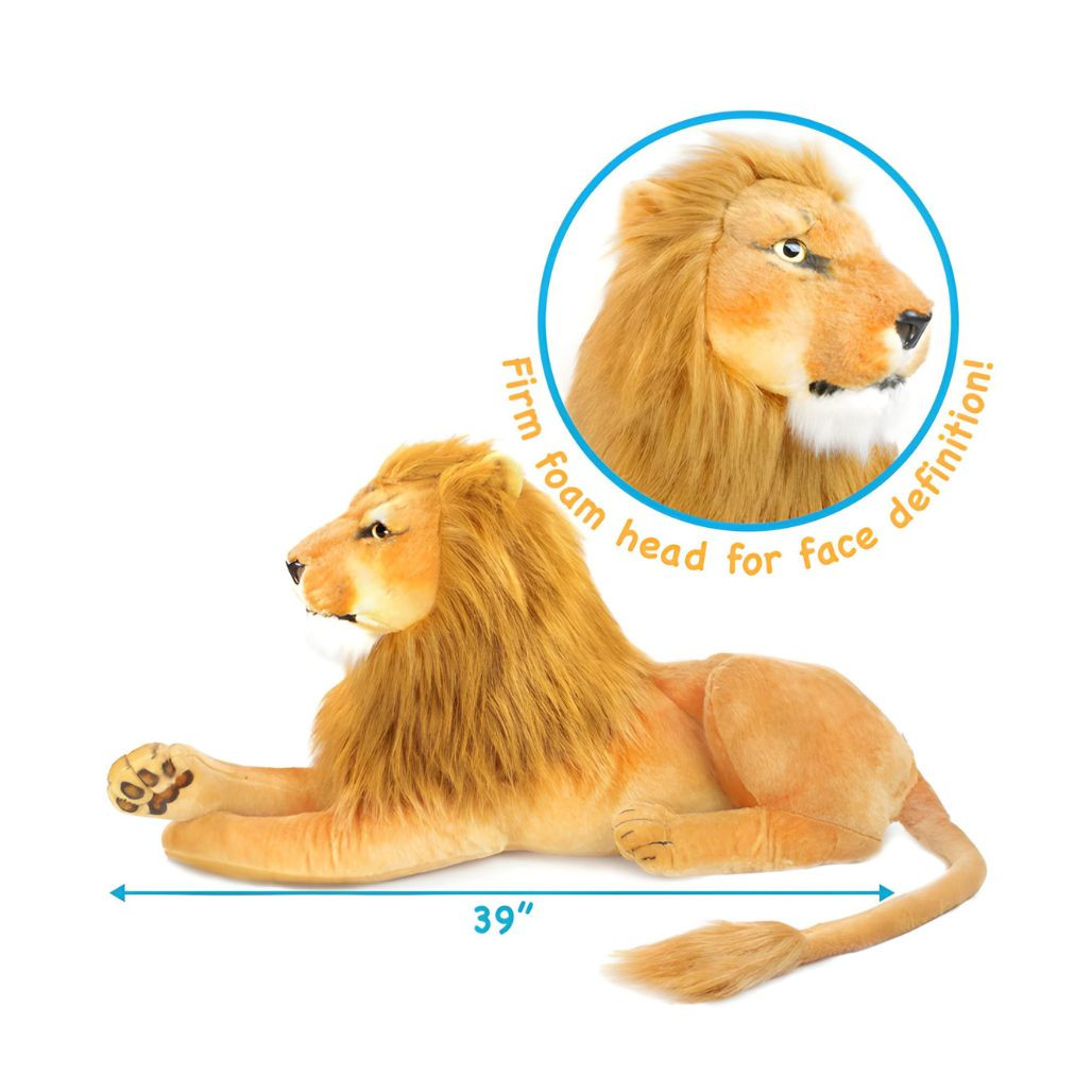 Lasodo the Lion Giant Plush | 39 Inch
