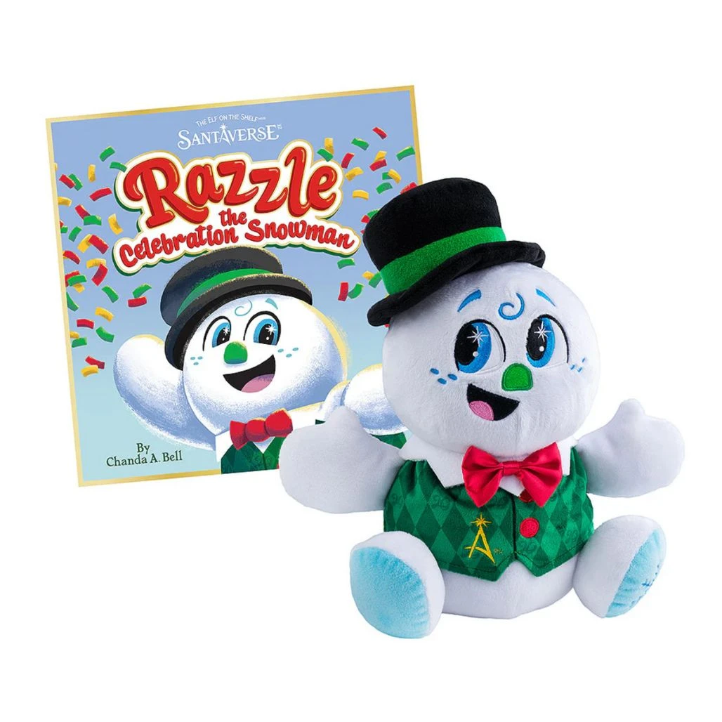 Razzle the Celebration Snowman Plush & Book Set | 10 Inch