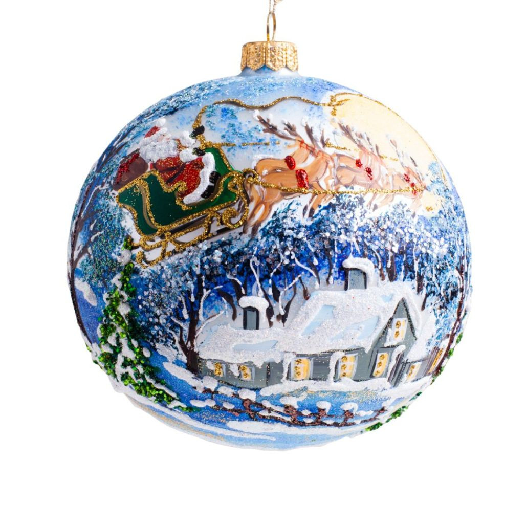 Thomas Glenn “On Dasher!” Glass Ornament | Handcrafted in Poland