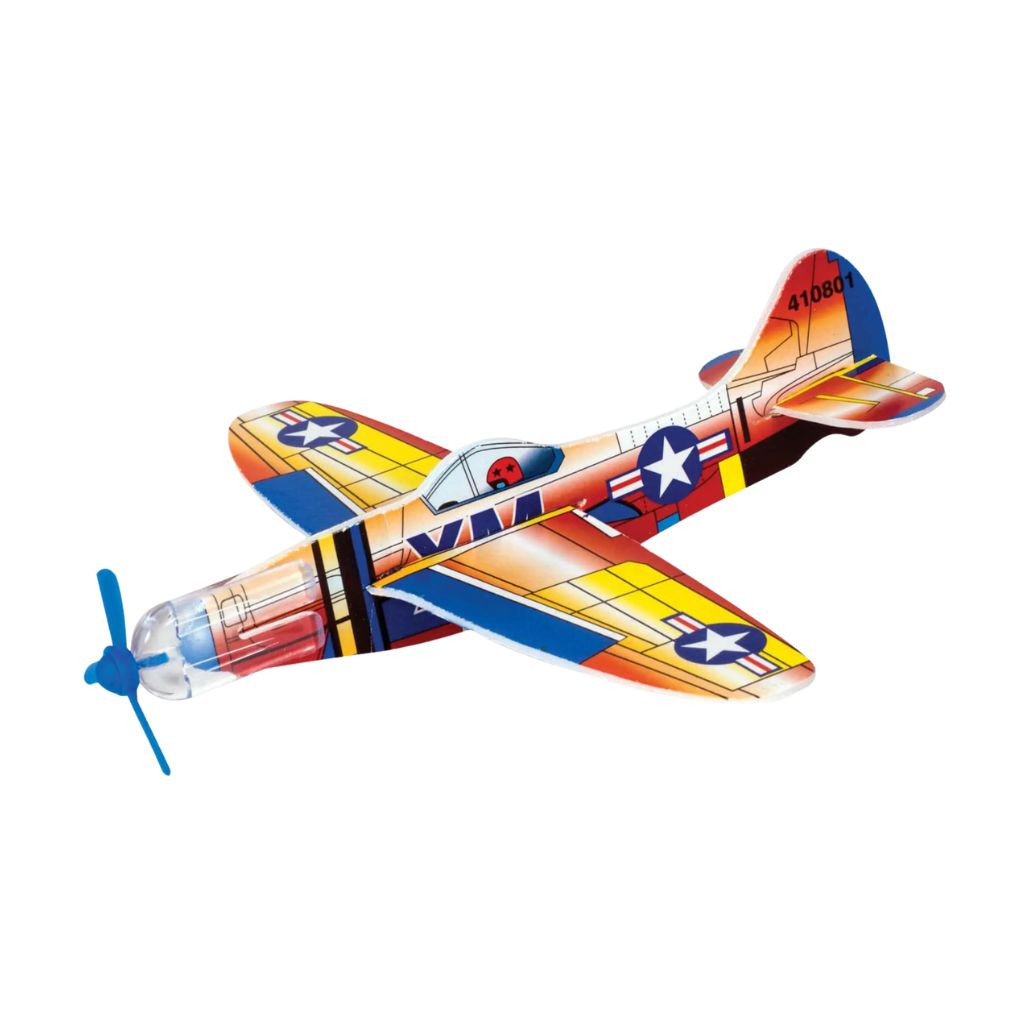 Retro Foam Glider Planes 4-Pack | 7.5 Inches