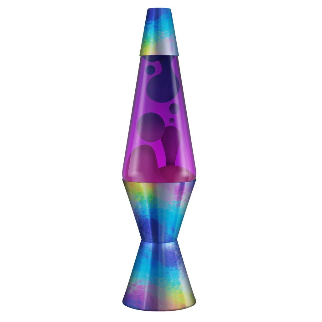 Lava Lamp | Purple Wax & Chameleon Base | 14.5 Inches