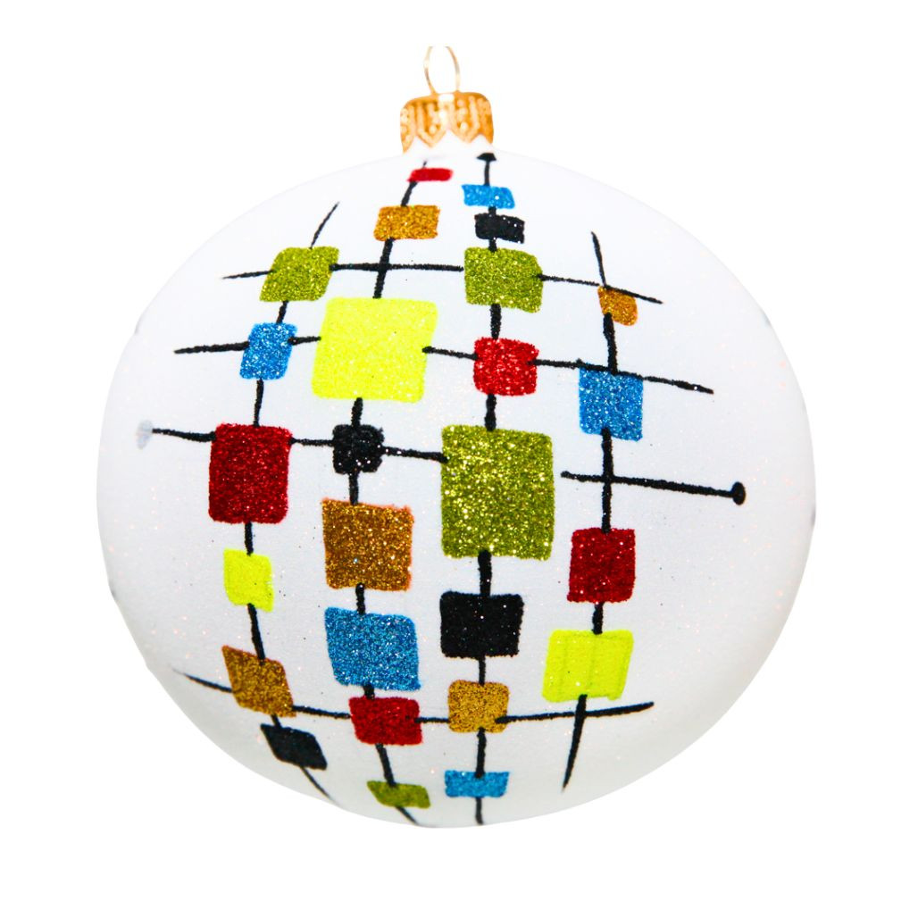 Thomas Glenn De Stijl Ornament | Mid-Century Sparkle