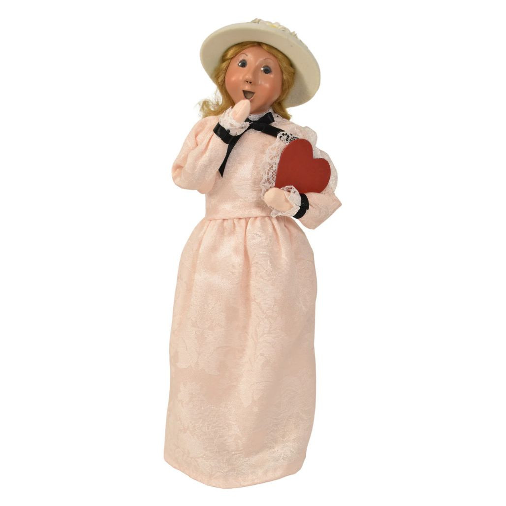 Byers’ Choice Valentine Proposal Woman | Romantic Caroler