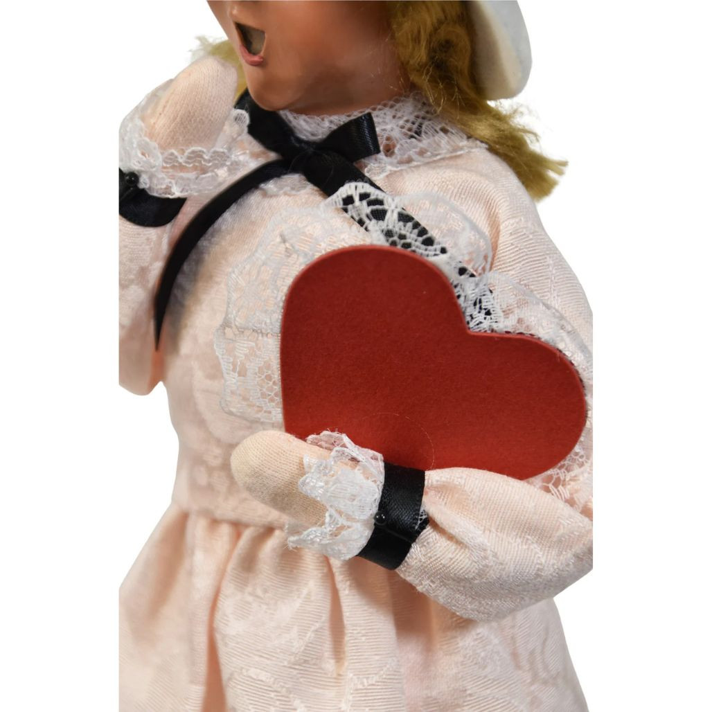 Byers’ Choice Valentine Proposal Woman | Romantic Caroler