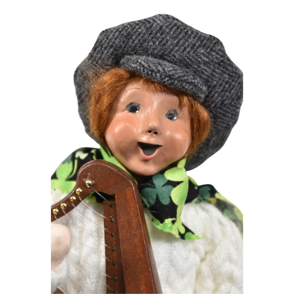 Byers’ Choice Irish Boy with Harp | St. Patrick’s Day Caroler