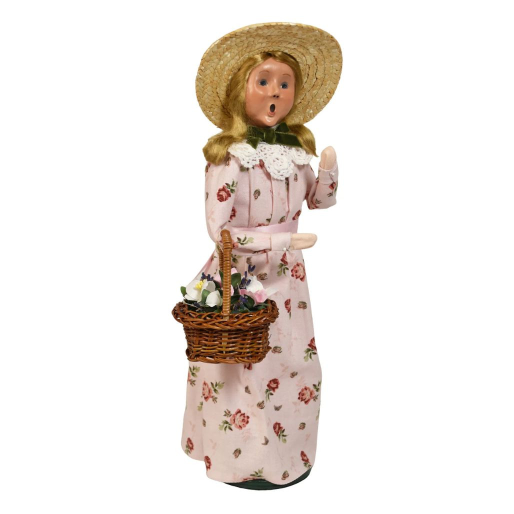 Byers’ Choice Woman with Flowers | Spring Caroler