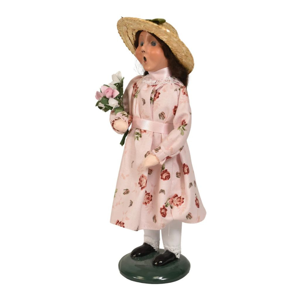 Byers’ Choice Girl with Flowers | Spring Caroler