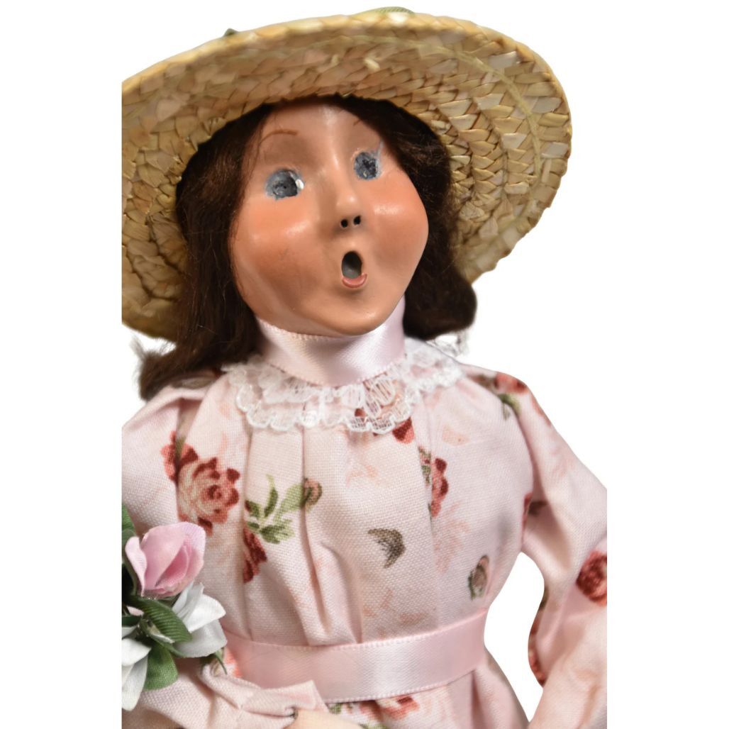 Byers’ Choice Girl with Flowers | Spring Caroler
