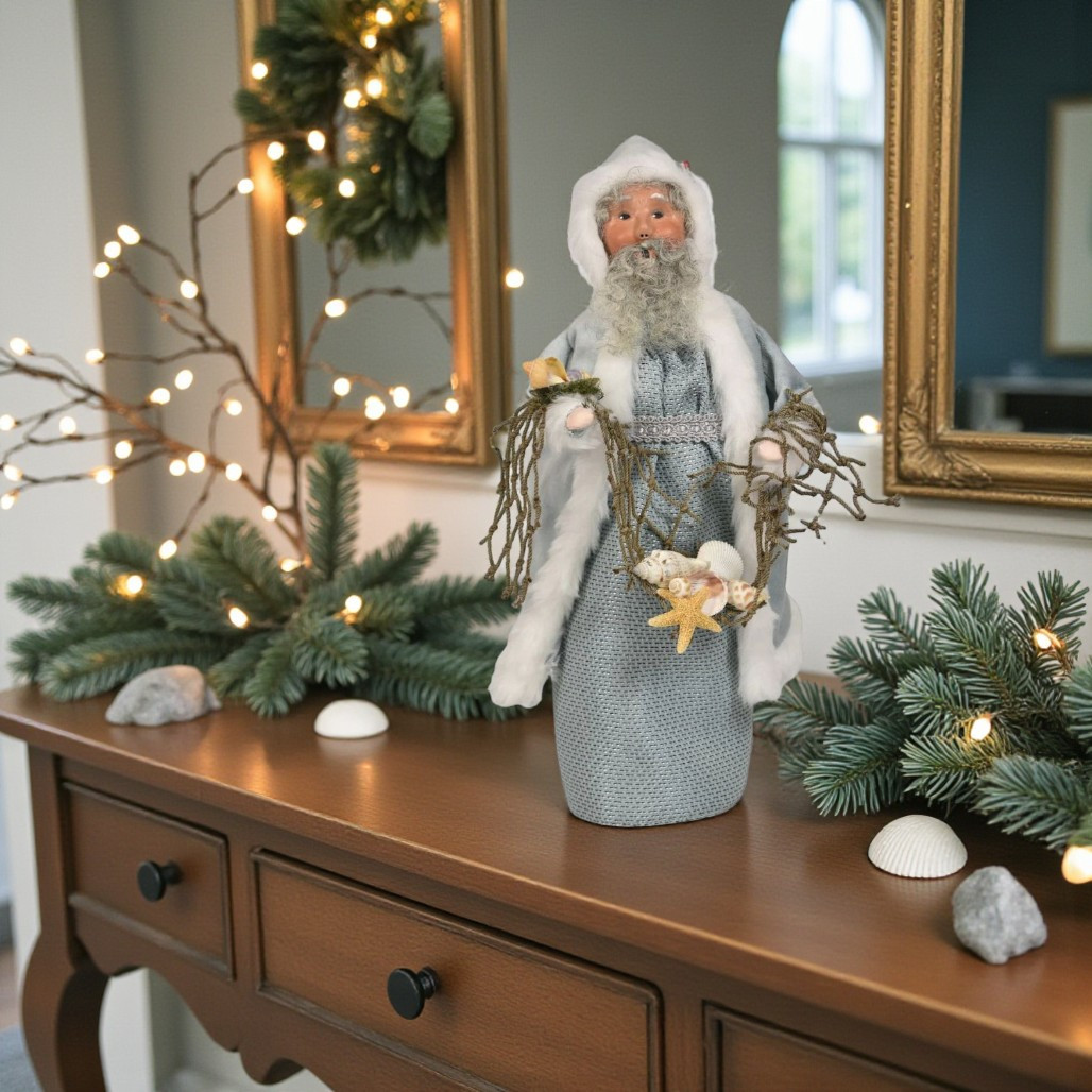 Byers’ Choice Nautical Santa | Coastal Christmas Caroler